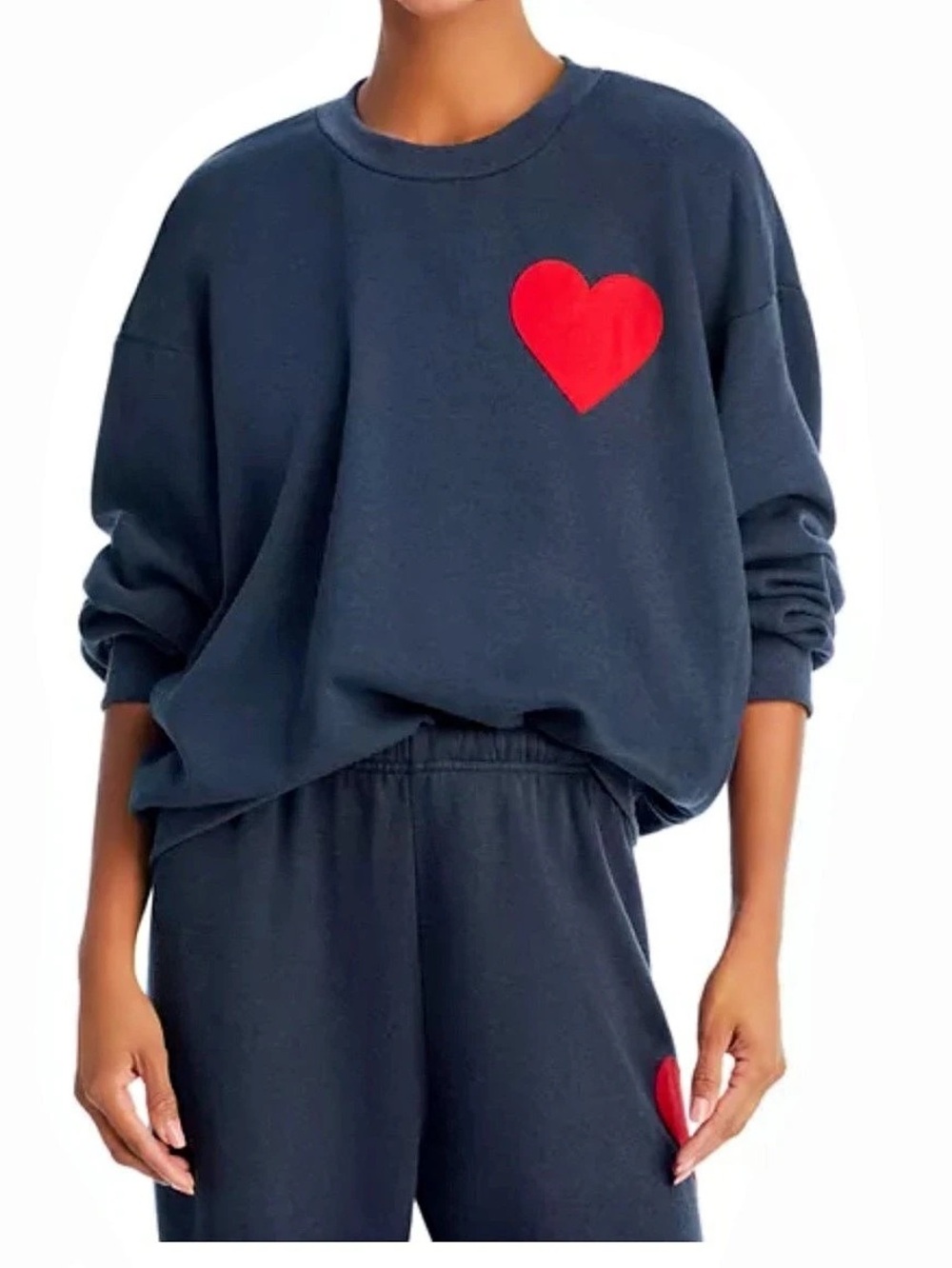 Aviator nation Navy Heart Sweatshirt